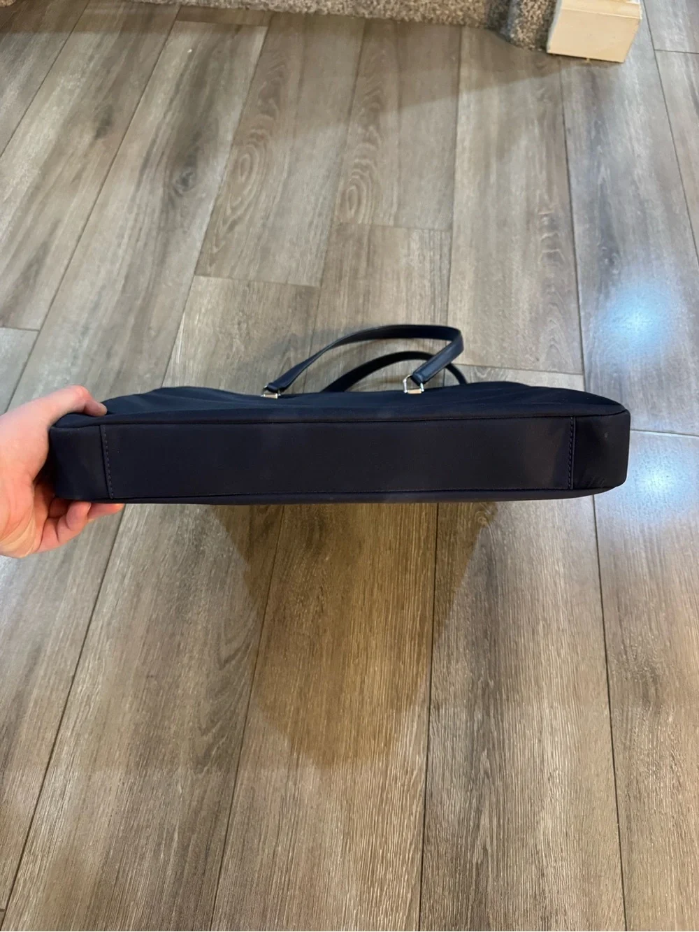 Kate Spade Navy Nylon Laptop Tote